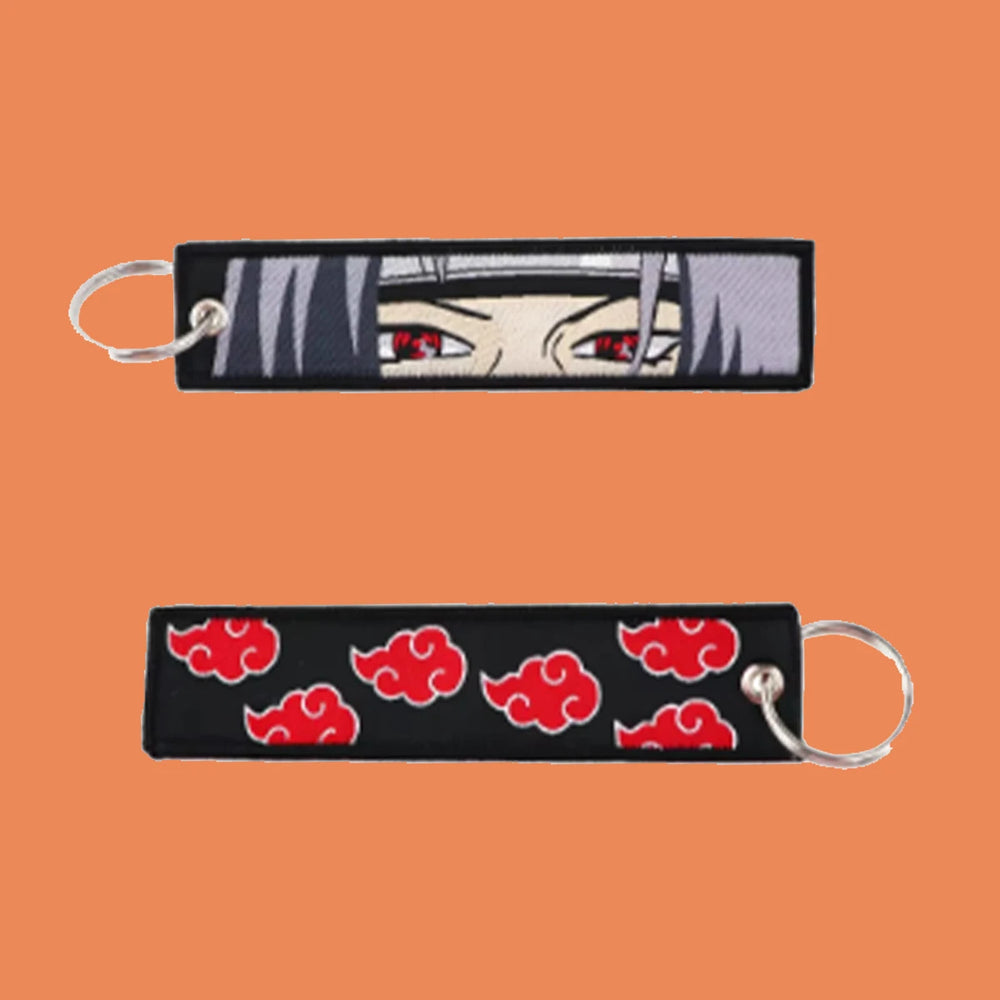 Naruto Embroidered Anime Key Tag – Unique Manga Keychain & Backpack Accessory 4