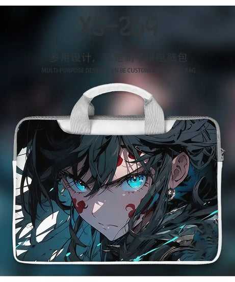 Demon Slayer Nezuko Tanjiro Notebook Laptop Bag Can Be Worn on One Shoulder As A Suitcase 12-16 Inches Anime Universal