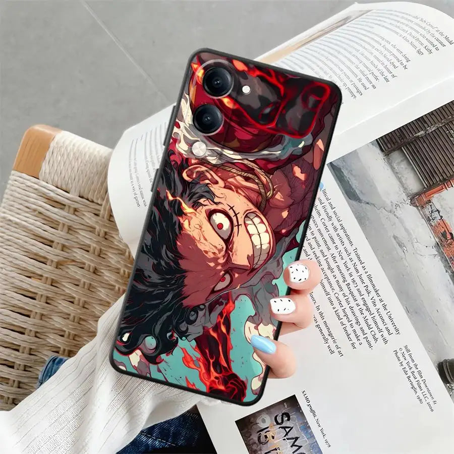 Phone Cover Case for Vivo Y33S Y35 Y19 Y02 Y11 Y22 Y16 Y17 Y12 Y15S Y30 Y20 Y21 Y31 Y36 Y27 Luffy Ones Pieces