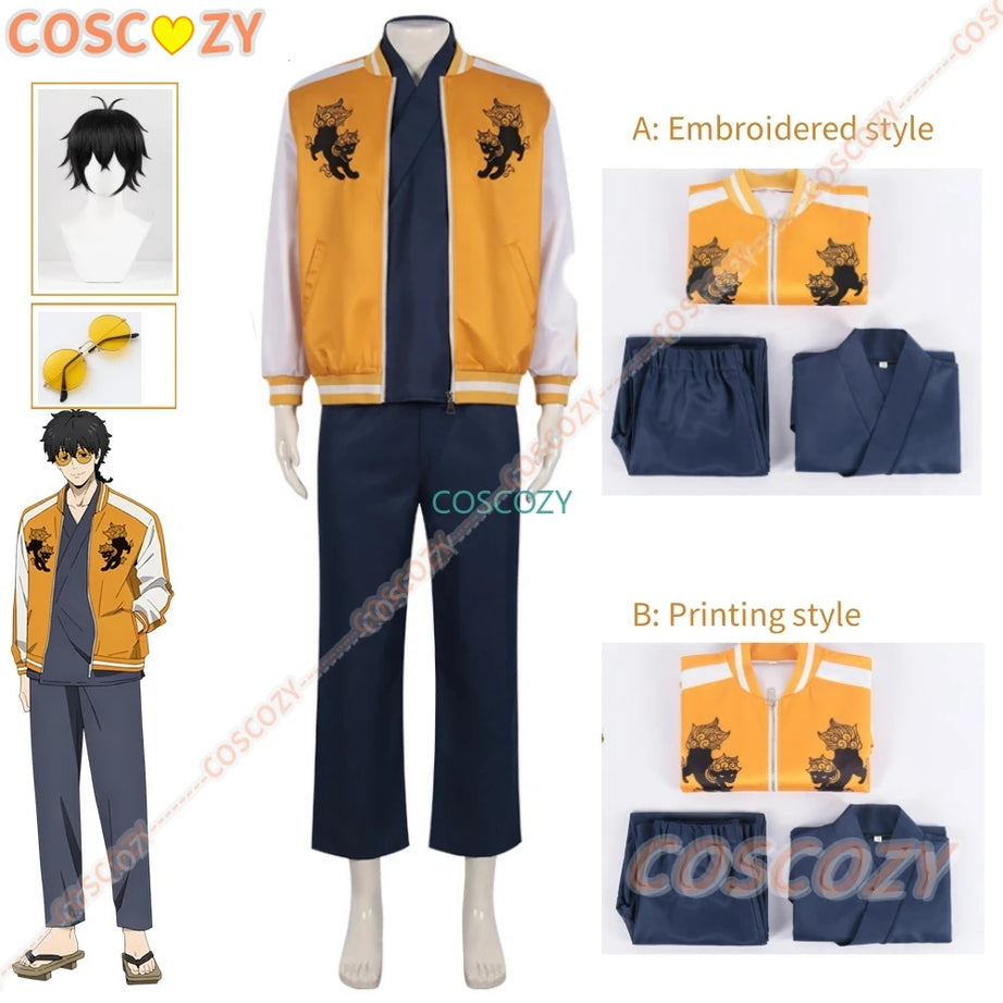 Wind Breaker Jo Togame Cosplay Set - Costume, Wig, Uniform, Glasses