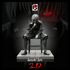 Tokyo Ghoul Kaneki (Sitting) PVC Figure — 20cm Statue