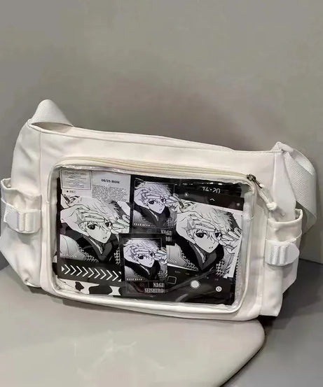 New Style Transparent Postcard Display Shoulder Women Badge DIY Decoration Crossbody Bag Anime Expo Class Tote Itabag