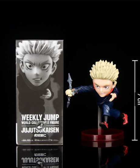9cm 2pcs Jujutsu Kaisen Fushiguro Megumi Satoru Gojo Itadori Yuji Ryomen Sukuna Action Figure Toys Collection Christmas Gift
