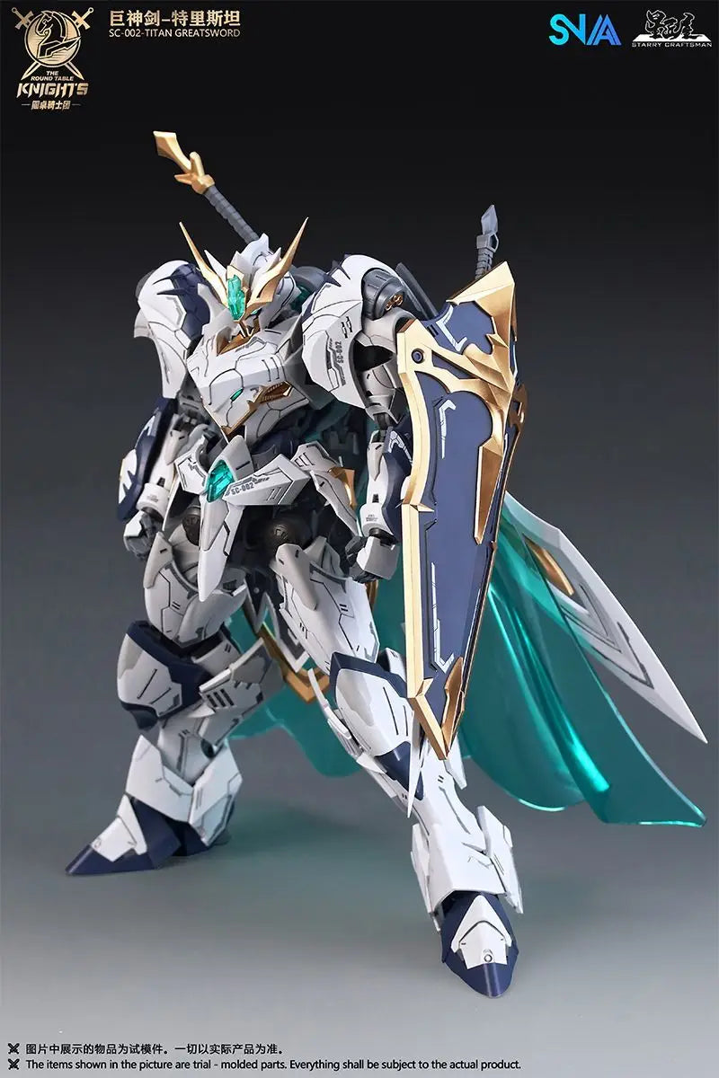 HG 1/144 SNAA SC-002 Titan Greatsword Tristan Assembly Model Kit The Round Table Knights Action Figure Model Toys