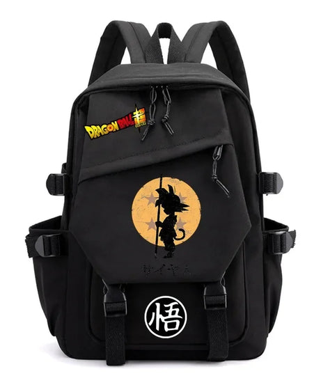 Goku Dragon Ball Backpack – Anime Canvas Bag for School & Travel