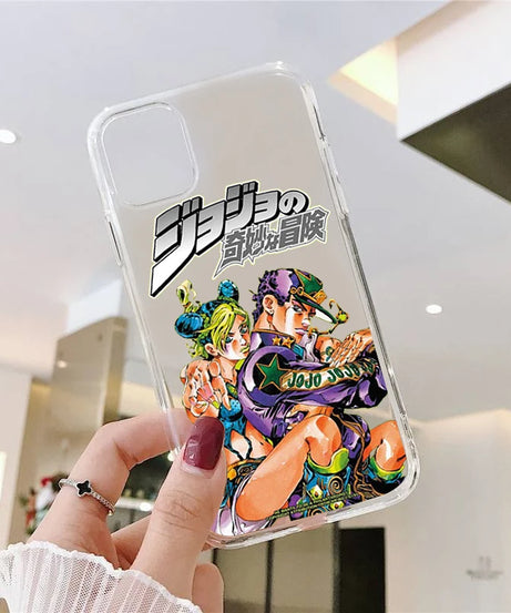 JoJo's Bizarre Adventure JoJo Anime Phone Cover For iPhone 11 12 13 14 15 16 17 Pro Max 16 15 14 Plus 17AIR Soft Silicone Case