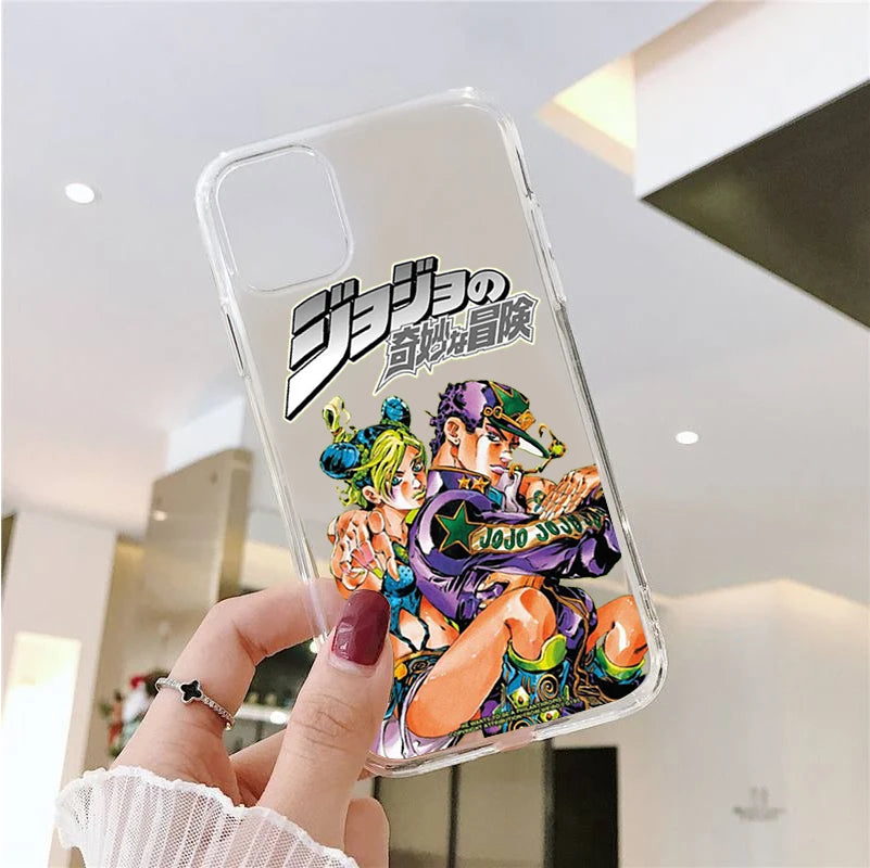 JoJo's Bizarre Adventure JoJo Anime Phone Cover For iPhone 11 12 13 14 15 16 17 Pro Max 16 15 14 Plus 17AIR Soft Silicone Case