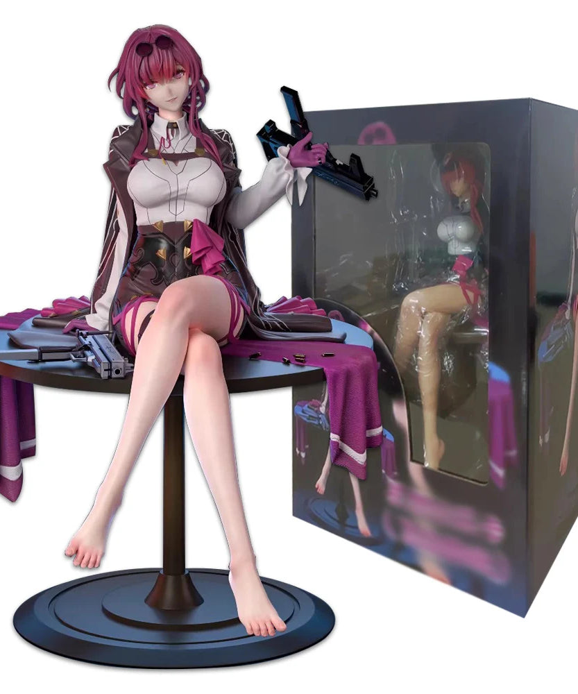 26cm Honkai Star Rail Kafka Sitting Action Figures Studio Version Pvc Ornament Game Character Model Ideal Gift Kids Collectors