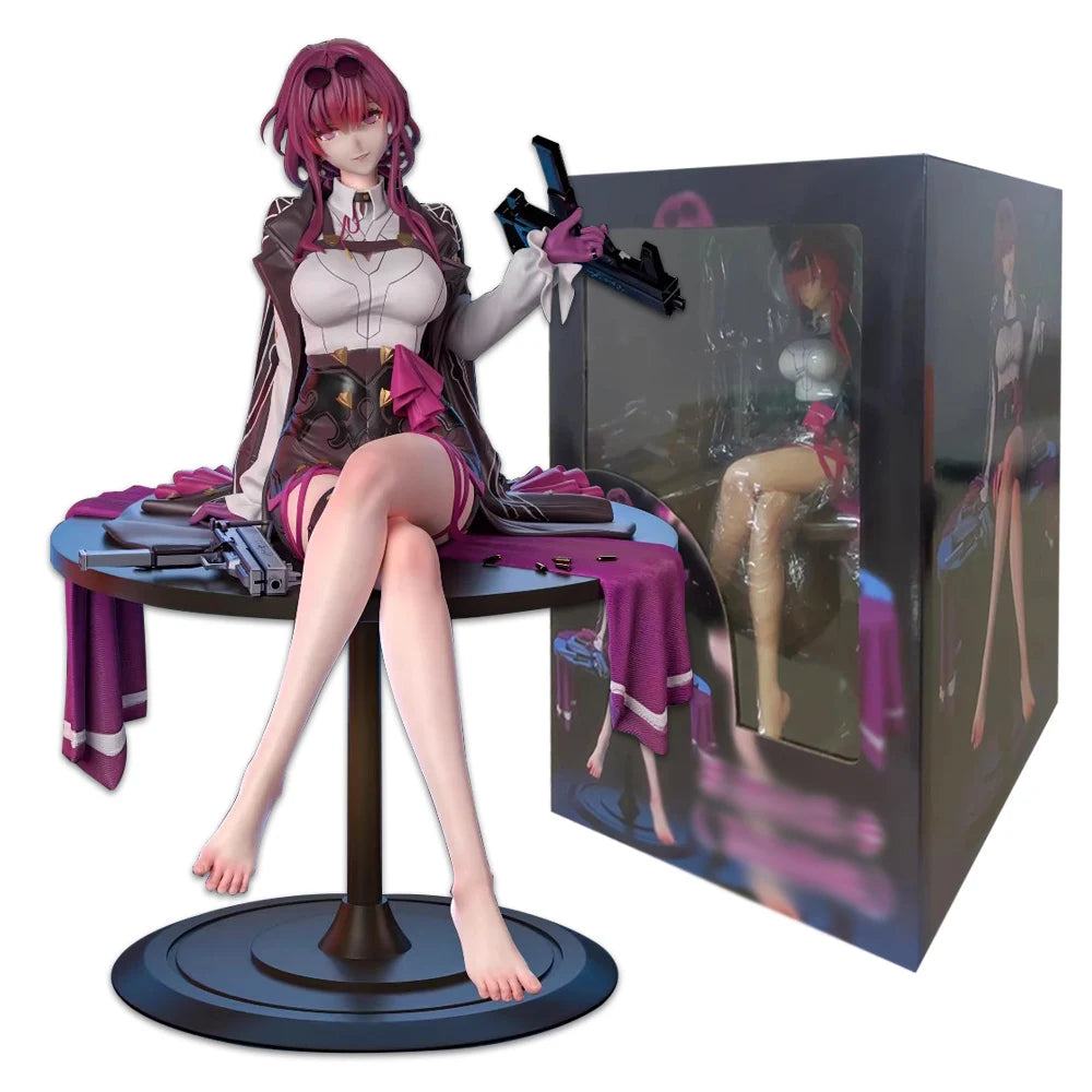 26cm Honkai Star Rail Kafka Sitting Action Figures Studio Version Pvc Ornament Game Character Model Ideal Gift Kids Collectors