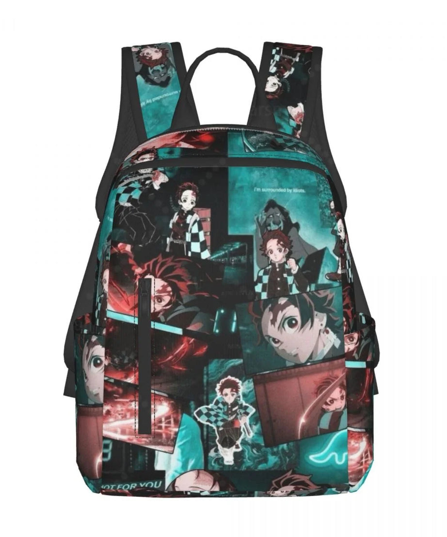Cute Anime Muichiro TokitoTravel Backpack College Book Bag for Men Women Lightweight Casual Should Bags for Outdoor Sports