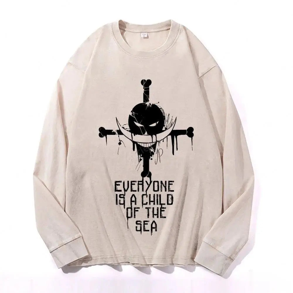 One Piece Skull Anime Pullover Hoodies Men Women Streetwear Sweatshirt Graphic Casual Tops Long Sleeve Y2k Unisex Oversized 2026