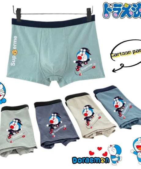 Doraemon Cartoon Boxer Shorts – Cute & Comfy Breathable Underwear