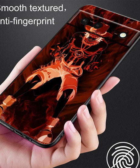 One Piece Anime Zoro Luffy For Google Pixel 9 8 7A 7 6A 6 5A 5 4 4A XL 5G Black Silicon Shockproof Shell Cover Phone Case