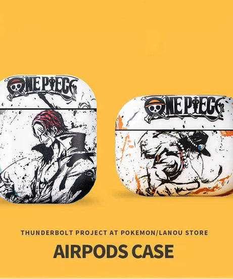Anime One Piece Airpods1/2 Protective Case for Iphone Pro Bluetooth 3Rd Generation Earphones with Anti Drop Frosted Soft Shell