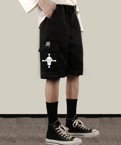 ONE PIECE Chopper White Beard Tooling Shorts Sweatpants Anime Two-dimensional Trend Five-point Casual Pants for Men and Women