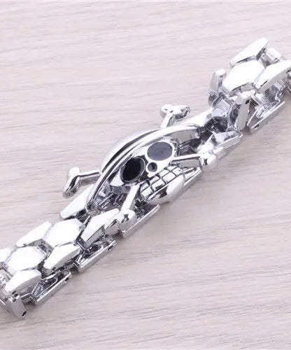 One Piece Animation Peripheral Bracelet OnePiece Logo Bracelet Alloy Fashion anime Animation Jewelry