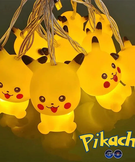 Pikachu LED Night Light – Cute Anime Pendant for Holiday Decor