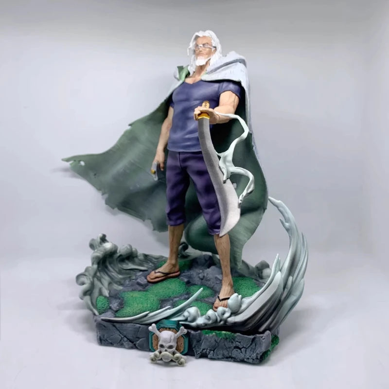 One Piece Silvers Rayleigh PVC Action Figure — 32cm GK Statue 3