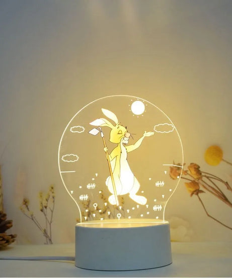 Winnie the Pooh animation peripheral 3D table lamp LED night light bedroom decoration lamp children's Christmas gift