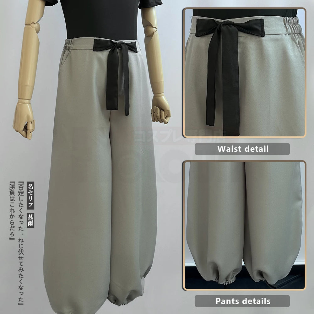HOLOUN Jujutsu Kaisen Fushiguro Toji Cosplay Costume Set – Complete Outfit with Wig 3