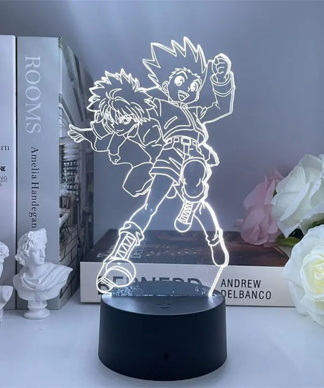HUNTER Night Light Anime Peripherals Personality Creativity Killua Sissoe Table Lamp Desktop Decoration Bedroom holiday gift