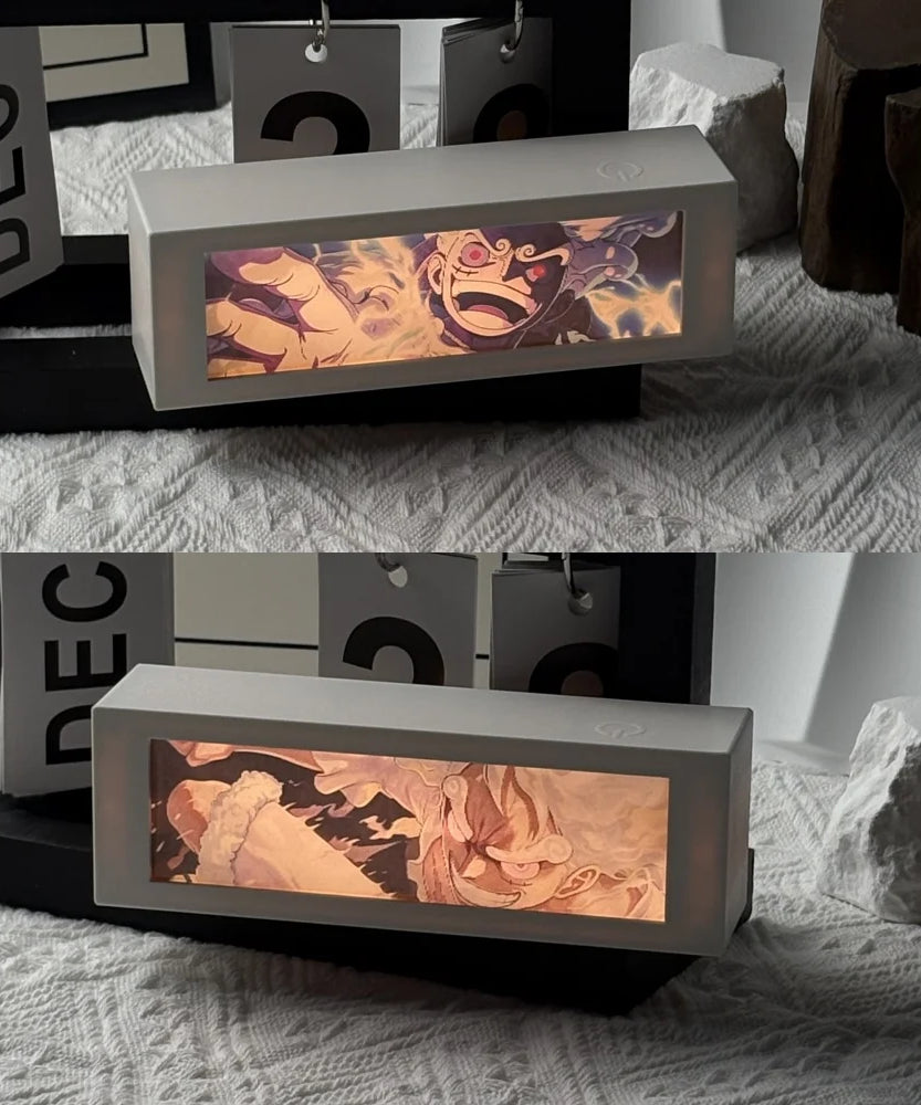 Anime 3D Motion Light Box – Manga Night Lamp for Bedroom & Gifts