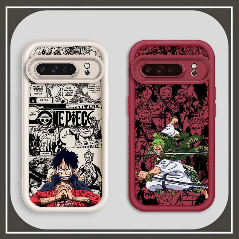 One Piece Eye Ladder Case – Shockproof Soft TPU Cover for Google Pixel 9–7A Pro/XL 5G