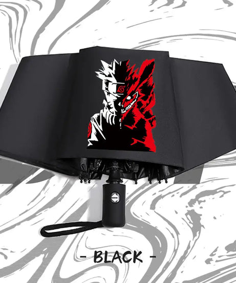 Naruto anime peripheral automatic umbrella Naruto Namikaze Minato Uchiha Itachi Kakashi Haruno Sakura sunshade umbrella gift