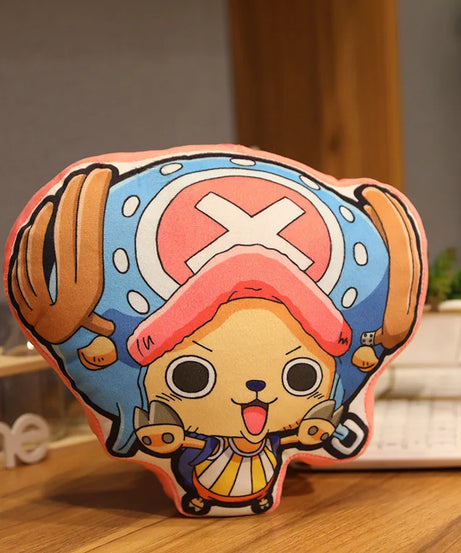 One Piece Pillow Doll Luffy Roronoa Zoro Sanji Chopper Usopp  Anime Peripherals Cushion Pillow Birthday Gift Decorative