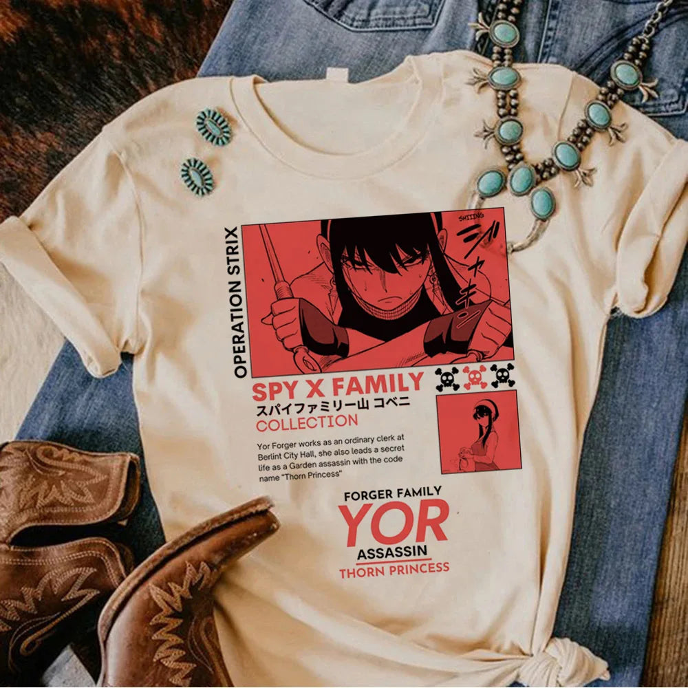 Anya Spy x Family Retro Grunge Graphic T-Shirt – Kawaii Pop Culture Tee 6