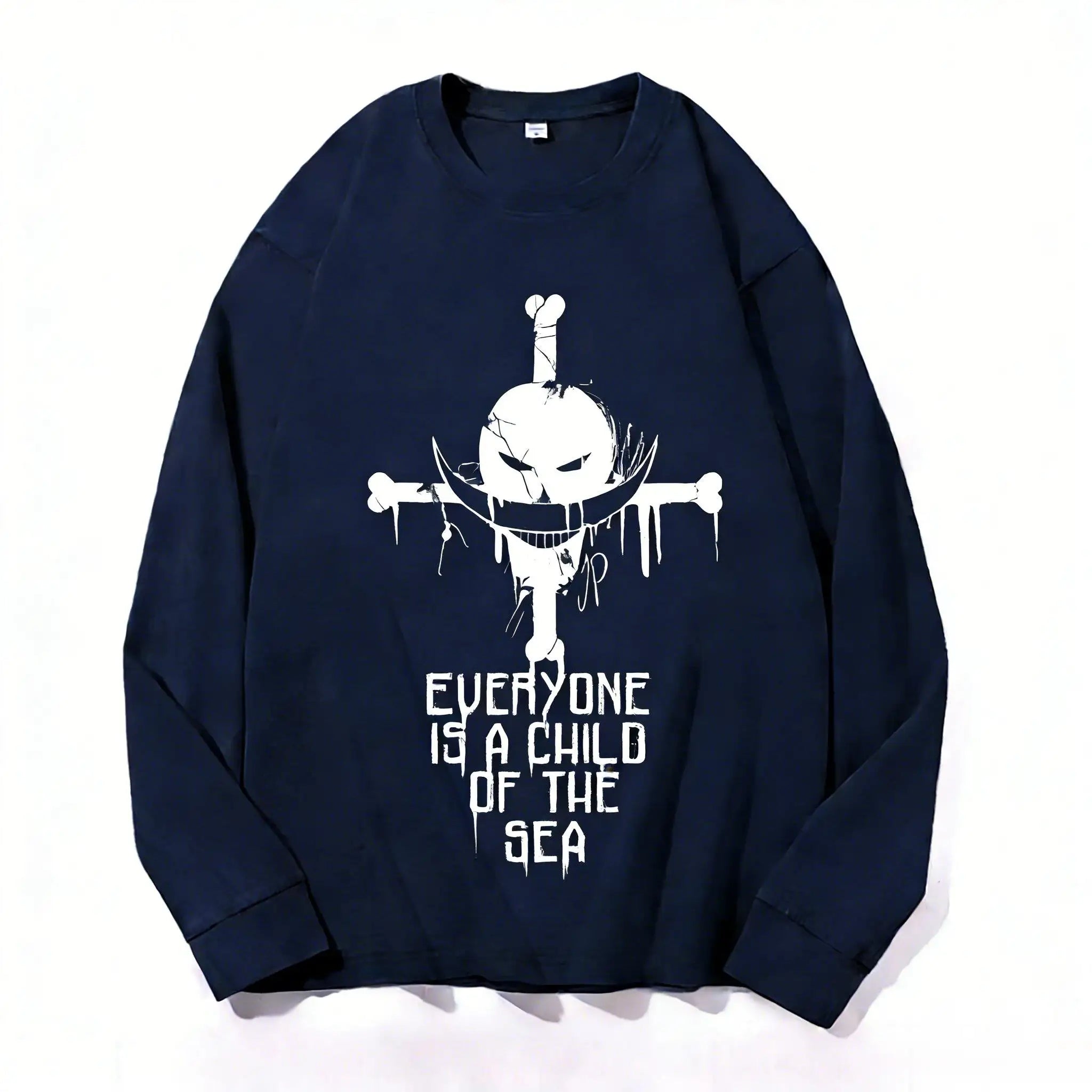 One Piece Skull Anime Pullover Hoodies Men Women Streetwear Sweatshirt Graphic Casual Tops Long Sleeve Y2k Unisex Oversized 2026
