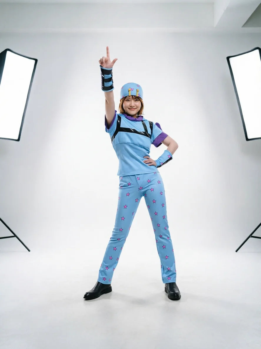 JoJo's Bizarre Adventure Johnny Joestar Cosplay Costume – Part 7 Steel Ball Run Outfit 5