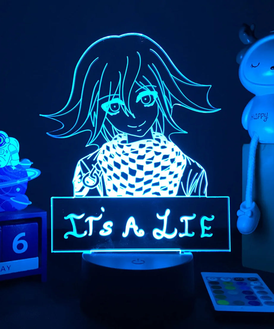 Anime Danganronpa V3 Nagito Komaeda Led Night Light Nagito Komaeda Game Figure Bedside Lamp for Bedroom Decor Kids Manga Gifts