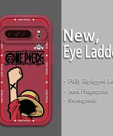 Roronoa Zoro Eye Ladder Case – One Piece Soft TPU Cover for Pixel 9–7A Pro 5G