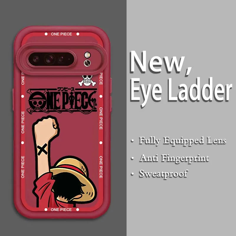 Roronoa Zoro Eye Ladder Case – One Piece Soft TPU Cover for Pixel 9–7A Pro 5G