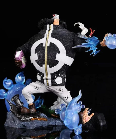 32cm One Piece Anime Figure Bartholemew Kuma Figurine 2 Hands With Light Statue Collection Decoration Ornaments Model Toys Gift