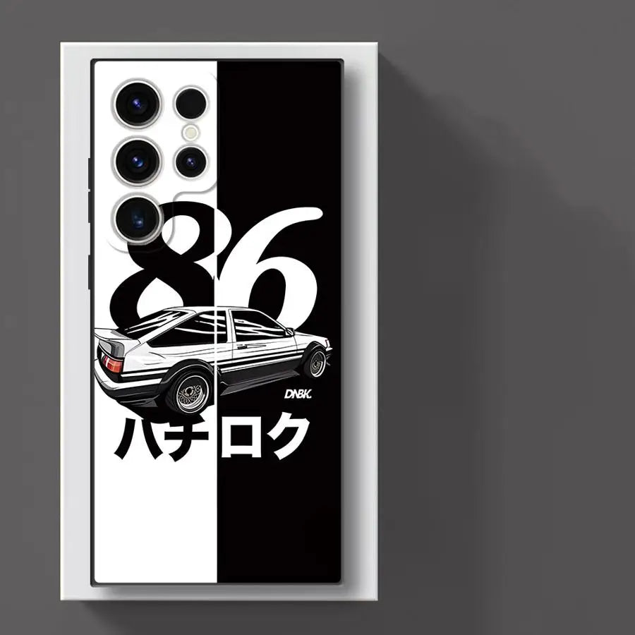 Anime Initial D Cool Phone Case for Samsung Galaxy S10 S9 Note 9 8 S8 Plus S10e Note 20 Ultra Note 10 Plus Silicon Cover
