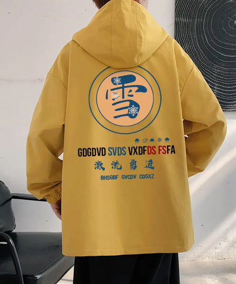 One Piece Monkey D. Luffy Anime Hooded Jacket Spring and Autumn New Men's Short Style Hooded Top Loose Large Coat