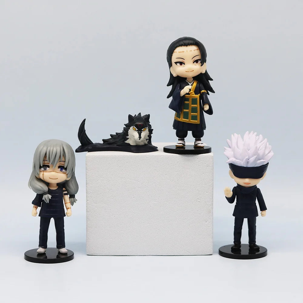 7pcs Jujutsu Kaisen Okkotsu Yuta Geto Suguru Gojo Satoru Megumi Nobara Itadori Yuji Anime Action Figure Toys Doll
