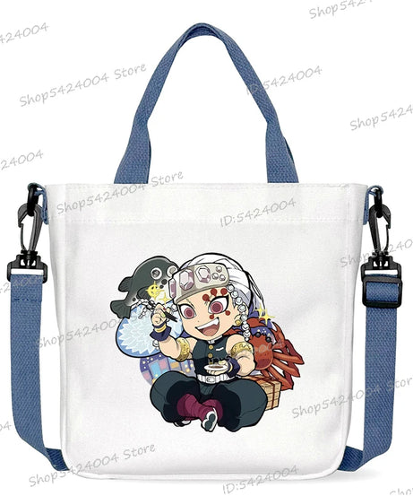 Demon Slayer Crossbody Bag – Rengoku & Tengen Graphic Print Shoulder Bag