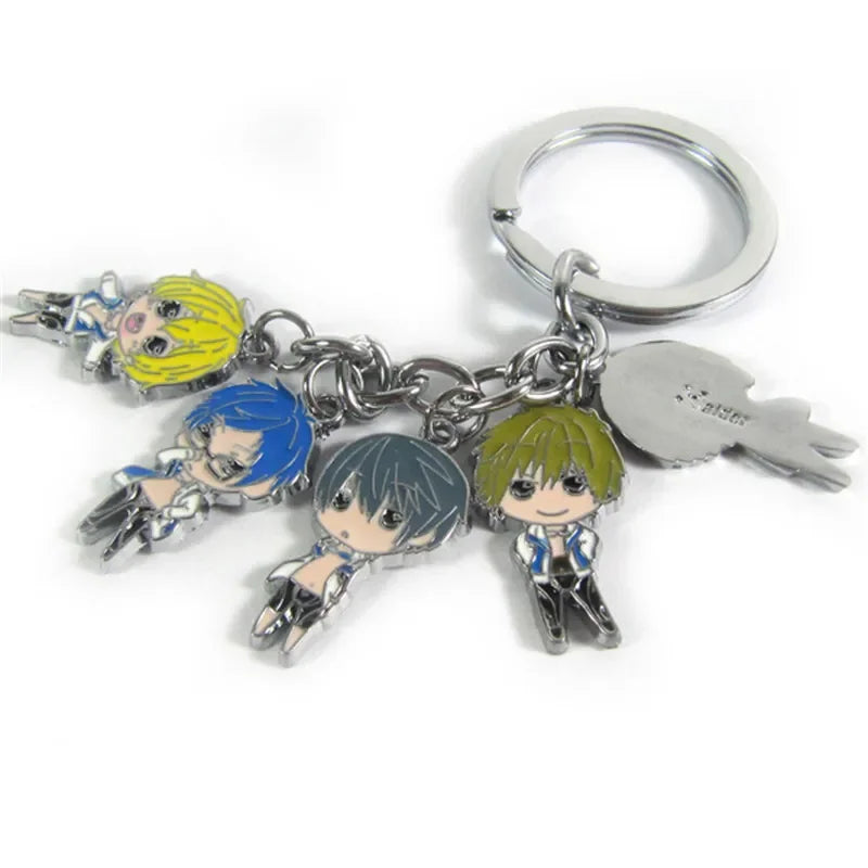 My Hero Academia Anime Metal Keychain With Midoriya Izuku Cosplay Accessories Colorful Pendant for Gift