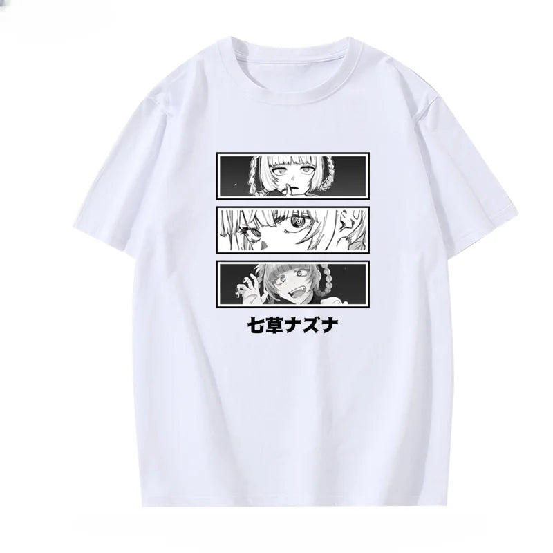 CALL OF THE NIGHT T-shirt Japan Anime Hot Sale ACG Fans Otaku Tshirt Korea Style Aesthetic Short-sleev Summer Tops Hipster Tees