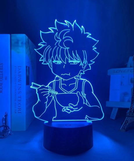Anime Hunter X Hunter Led Night Light Killua Zoldyck Figure Nightlight Color Changing Usb Battery Table 3d Lamp Gift for Kids