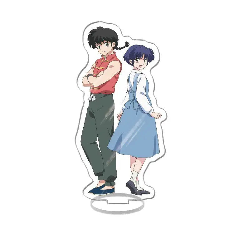 Anime Ranma 1/2 Nibun No Ichi Acrylic Stand Model Plate Decoration Desk Figure Display Friends Girls Gift Cartoon New Product