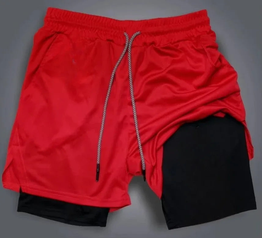 Dragon Ball 2-in-1 Gym Shorts — Graphic Print Sportswear