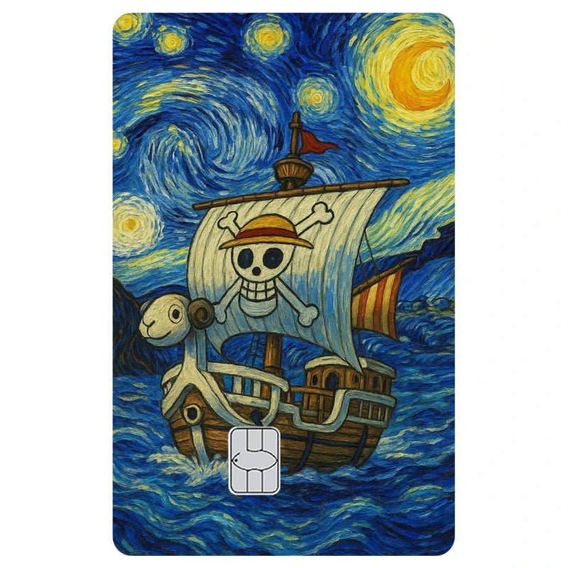 Anime One Piece Luffy Credit Card Skin Sticker – Premium Matte Debit & IC Bank Card Cover 8