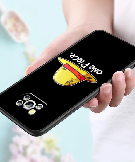 One Piece Luffy Case for Xiaomi Mi Poco F5 F4 F3 F2 X5 X4 X3 M6 M5 M5S M4 M3 C40 Pro GT NFC 5G