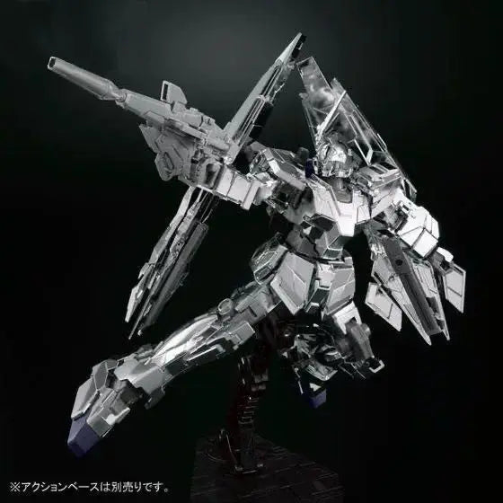 HGUC 1/144 Unicorn 03 Phenex Assembly Model Kit Action Figure Electroplated Silver Plating Mecha Toy Collection Decor Gift Toys