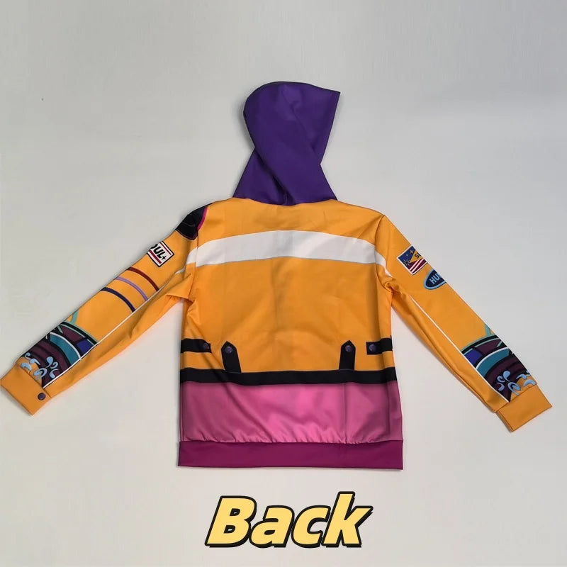 Kids Rumi Jacket Demon Hunter of KPop Cosplay Costume Children Child Girls Hoodies Disguise Roleplay Fantasia Clothing Halloween