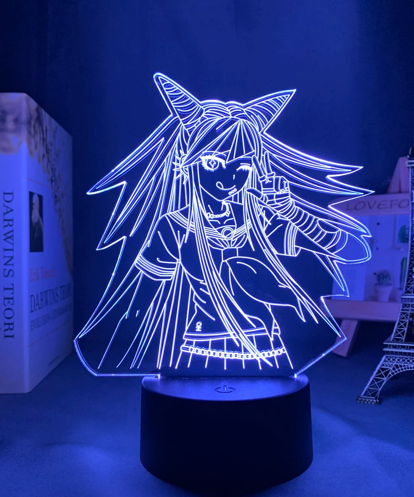 Anime Danganronpa V3 Nagito Komaeda Led Night Light Nagito Komaeda Game Figure Bedside Lamp for Bedroom Decor Kids Manga Gifts